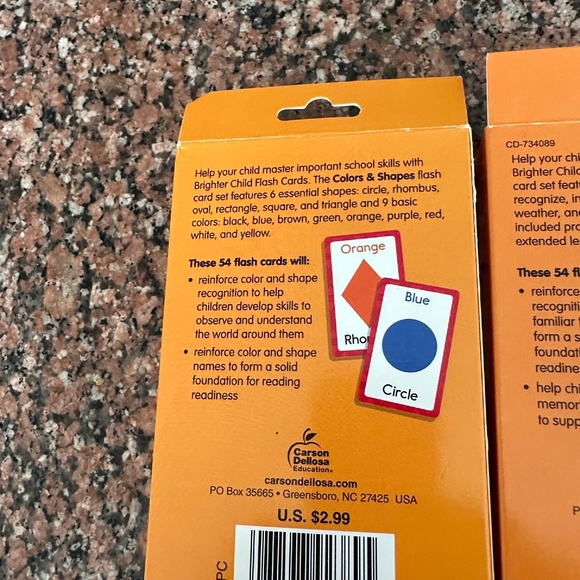 Colors & Shapes Flash Cards - Picture 2 of 3